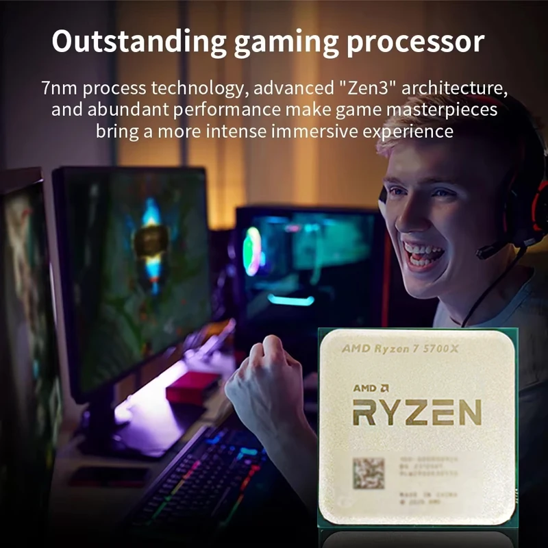 Amd Cpu Ryzen 7 - Procesador AMD Ryzen 7 5700X, CPU