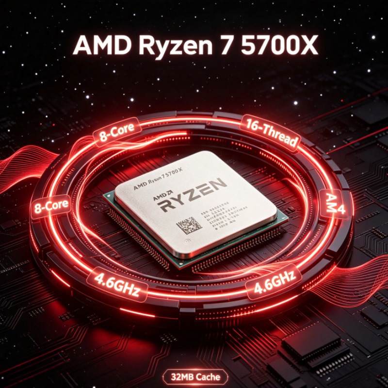 Procesador AMD Ryzen 7 5700X d - Amd Cpu Ryzen 7 reseña y precio