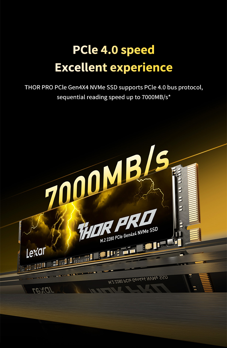 Lexar THOR PRO M.2 2280 PCle 4 - Samsung Ssd 980 Pro reseña y precio