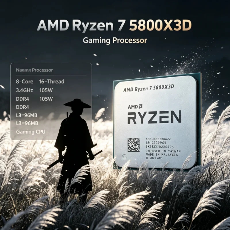 Procesador AMD R7 5800X3D 96 M - Amd Cpu Ryzen 7 reseña y precio