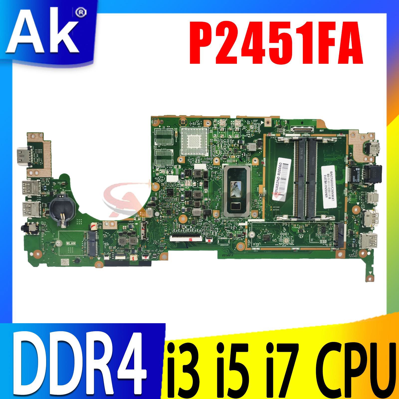 Placa base P2451FA para ASUS E - Intel Cpu Core I7 reseña y precio