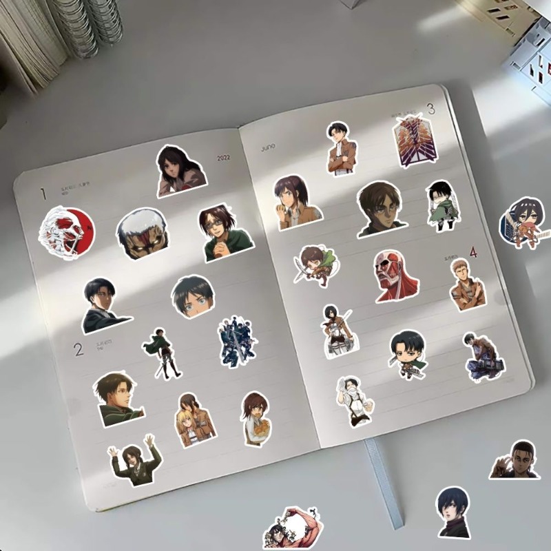 60 pegatinas de anime de Attac - Laptop Original Accessories reseña y precio