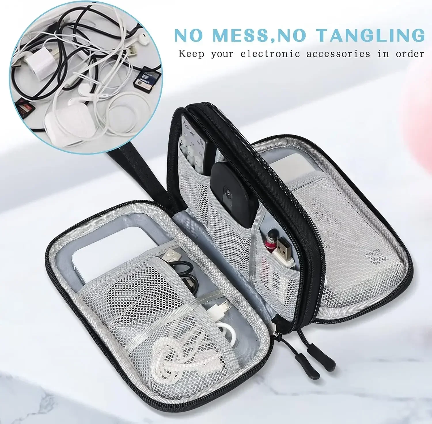 Bolsa de Viaje para Cables, Es - Cable Management Bag reseña y precio