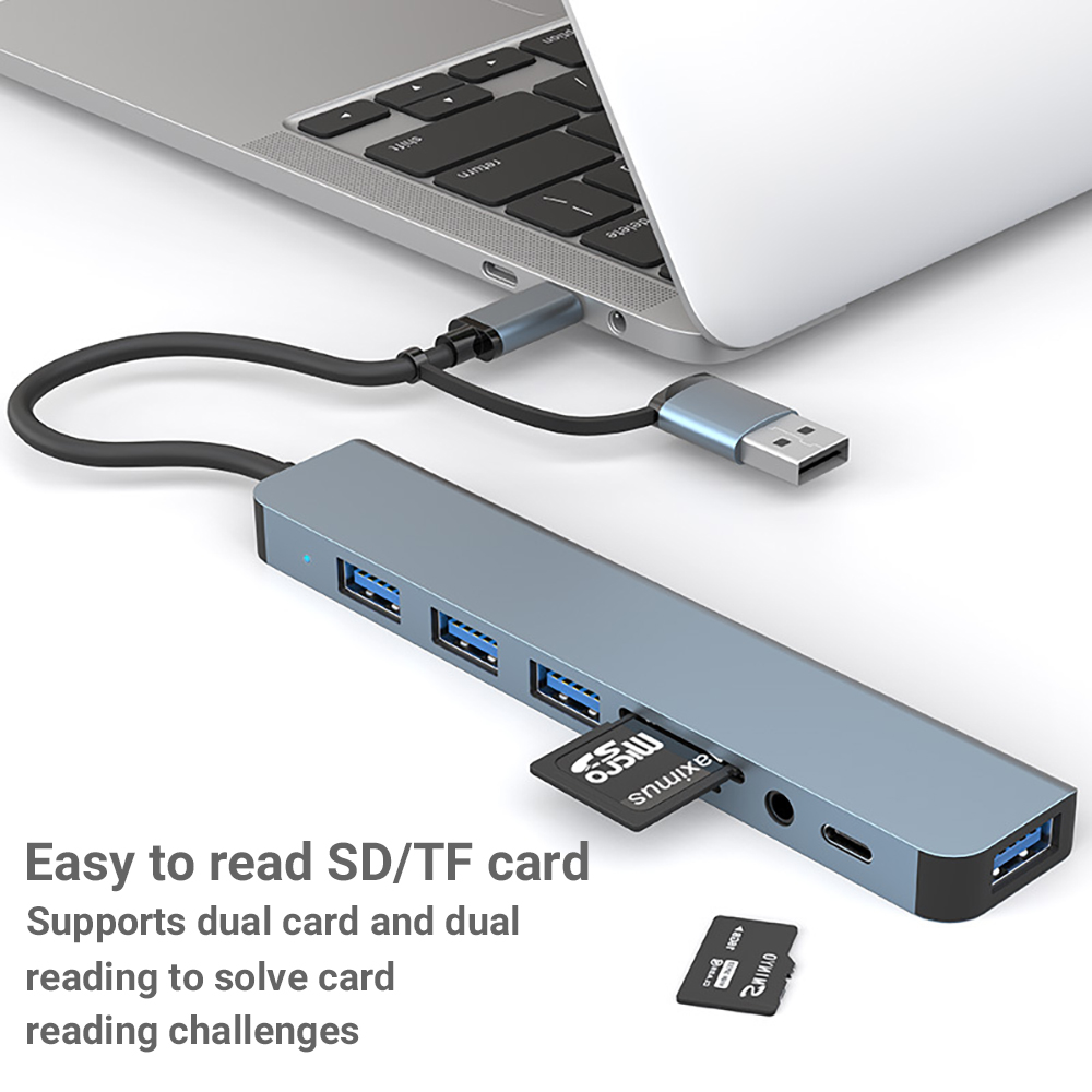 Estación de Conexión USB 9 en  - Laptop Accessories You Need reseña y precio