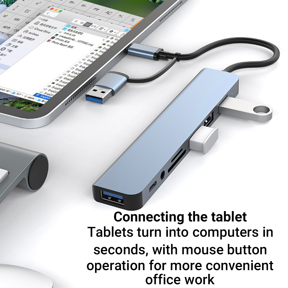 Estación de Conexión USB 9 en  - Laptop Accessories You Need reseña y precio
