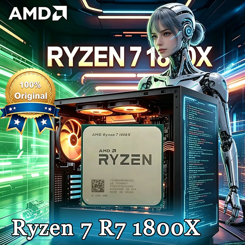 Procesador AMD Ryzen 7 1800X,  - Amd Cpu Ryzen 7 reseña y precio