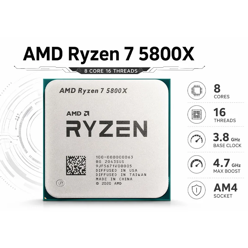 Chip de Escritorio AMD Ryzen 7 - Amd Cpu Ryzen 7 reseña y precio